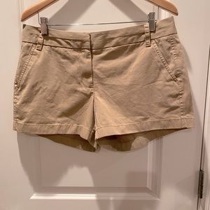J.Crew 4” khaki shorts